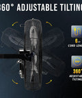 2 Pack 18 Inch High Velocity Industrial Wall Fans With TEAO Enclosure Motor, 4000 CFM, 360-degree adjustable tilting