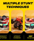 Epic 1:18 Scale RC Monster Truck With Water Spray And Dancing Spins, 4WD Off Road Beast performing stunts