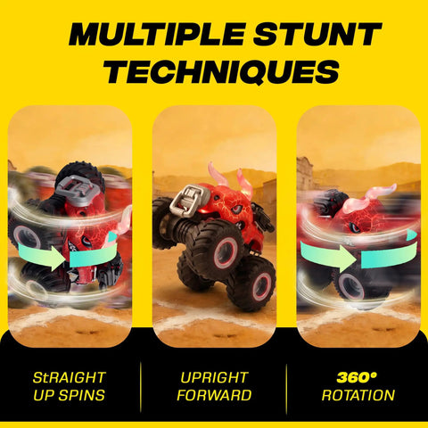 Epic 1:18 Scale RC Monster Truck With Water Spray And Dancing Spins, 4WD Off Road Beast performing stunts