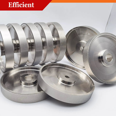 CBN Grinding Wheel 6 Inch Diameter, 1.5 Inch Wide With 1/2 Inch Arbor, Diamond Coated Wheel For Sharpening High Speed Steel Tools, Grit 1000, Fits Most Bench Grinders, Premium Build For Fast, Clean, Precise Sharpening