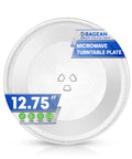 12.75 Inch Microwave Plate Replacement Fits WB49X10129 WB49X10074 Glass Turntable Plate For Even Reheating And Cooking
