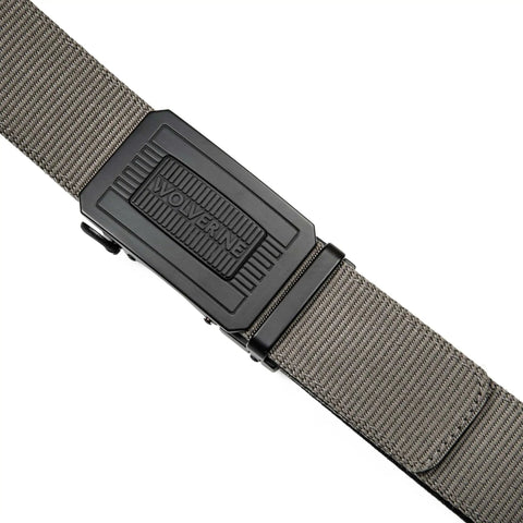Men's Nylon Webbing Work Belt With Ratchet Buckle Tough As Nails Heavy Duty Tactical Utility Gear For Outdoor Work Durable Military Style Belt
