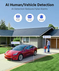 3K Two Way Audio Security Camera System With 8 Channel H265 Plus DVR AI Human and Vehicle Detection in residential setting