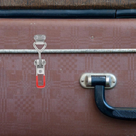 Grab These Super Sturdy Adjustable Heavy Duty Four Inch Metal Toggle Clamp Latches With Lock Holes on toolbox lid