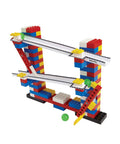 Chain Reactions Design And Build Amazing Moving Machines Kit For Curious Makers And Kid Engineers With Hands On STEM Fun Create Mind Blowing Rube Goldberg Style Setups And Awesome Moving Builds, LEGO-style track model