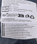 Warning label on packaging of 3x8 Speed Road Bike Shifters Dual Control Levers for Shimano STI System SB-R483 Left and Right Set