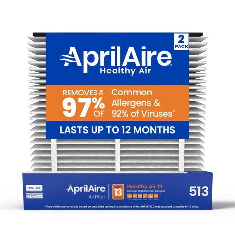 513 Replacement Filter For Whole House Air Purifiers, MERV 13, Pack Of 2, Fits Model 1510 And 2516, 31x28x4 Size box