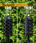 Comparison of replacement 12 oz tiki torch canister with snuffer cap attached easy fill aluminum metal torch fuel canister perfect for tiki torches missing caps 1 pack