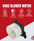 AC Heater Blower Motor With Fan For Ford Lincoln Vehicles, Fits Expedition 2009 2017, F 150 2009 2014, Navigator 2009 2017