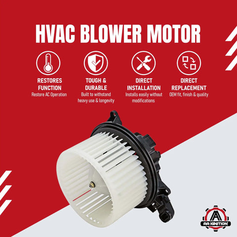 AC Heater Blower Motor With Fan For Ford Lincoln Vehicles, Fits Expedition 2009 2017, F 150 2009 2014, Navigator 2009 2017