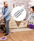 6 Piece Threaded Tip Replacement Kit For Extension Poles And Metal Brooms, DIY Friendly, Includes Nuts, Short And Long Screws, Blind Rivets, And 1 Inch Broom Handle Adapter Tips, metal pole adapter tip