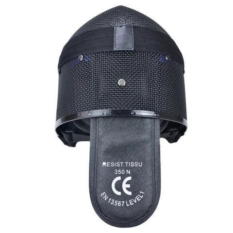 Pro Grade Fencing Mask 350N With Removable Lining, CE Certified Fencing Helmet For Foil Epee Sabre And HEMA, front view