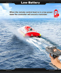 2.4Ghz RC Speed Boat With Dope 390 Motor, Water Cooling System, Auto Self Righting in low power mode on water