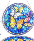 Butterfly Suncatcher Puzzle Kit With 83 Pieces For Doors Garden And Windows UV Printed Acrylic Double Sided Light Transmission