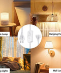 Indoor Six Foot Extension Cord With Built In On Off Switch, used with table lamps, hanging pendants, string lights, and wall lamps