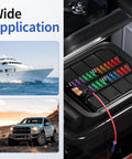36 Piece 12V Fuse Tap Kit With 5A 10A 15A 20A Fuses Dual Slot Jumpers For Car Truck RV Boat Mower Install Examples