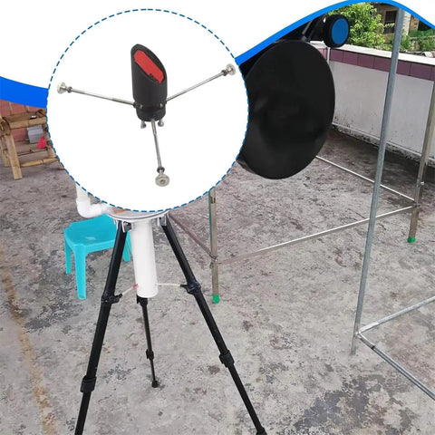 Reflector Telescope Secondary Frame With Polypropylene Base And Brass Fasteners For Secure Mounting In Newtonian Setups close-up