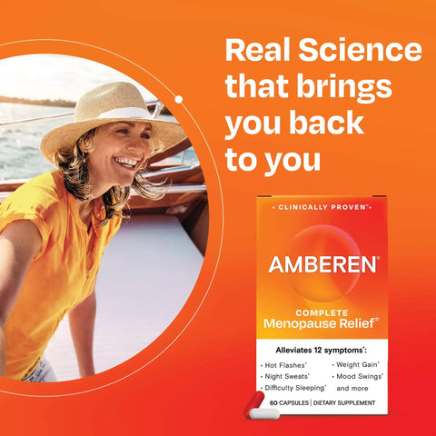 Real Menopause Relief Clinically Proven Formula Easing 12 Symptoms Like Hot Flashes Night Sweats Mood Swings Fatigue Sleep