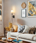 Living room with Two Pack Battery Operated Wall Sconces With Remote Control, Dimmable Brightness From 10 to 100 Percent And Color Temperature