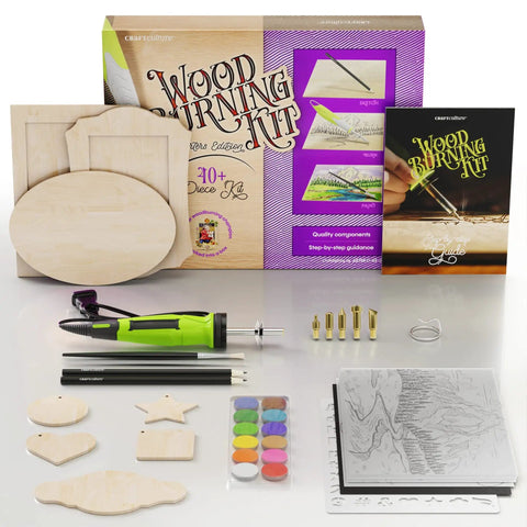 Beginner Wood Burning Kit For Kids And Teens, Totally Beginner Friendly, Easter Gift And Birthday Gift Idea For Boys And Girls