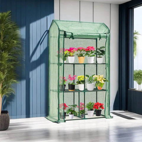 Mini Tabletop Greenhouse For Seedlings And Germination Indoor Outdoor Plant Cover Tent Humidity Dome 28 By 20 By 28 Inches Ideal For 10 By 20 Seedling Trays And Propagation Perfect For Seed Starting And Nursery Propagation Grab And Go