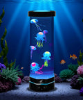 LED Fantasy Jellyfish Lamp With Color Changing Lights For A Chill Sensory Aquarium Mood Vibe 15 Inch Tall Dope Ambient Night Light