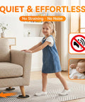Heavy Duty Furniture Sliders Reusable Plastic Floor Protectors For Carpet Hardwood Chair Leg Glides shown moving a sofa effortlessly.