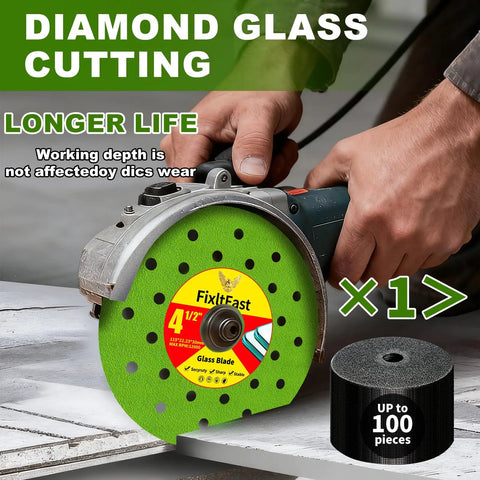 Four And A Half Inch Tile Cutter Diamond Saw Blade For Angle Grinder Set Of 3 Ultra Thin Industrial Grade Blades cutting glass