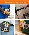 Magnetic Wristband With Ultra Strong Magnets To Hold Screws Nails Drill Bits Bolts And Small Tools On Your Arm Hands Free Diy Helper Gift For Men Women Ideal Toolbox Accessory For Home Renovations, 1680D wrist strap