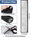Weatherproof Copper Pipe Insulation Cover For Outdoor HVAC 72x10.2 Inch Beefy 600D Oxford Fabric showing size and installation.