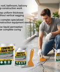 Zero Mess Drip Free Heavy Duty Rubberized Concrete Crack Filler And Cement Repair Sealant Self Leveling Waterproof Flowable Paste for construction work.
