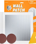 Wall Patch Drywall Repair Kit 10 X 10 Inch Self Adhesive Mesh Patch For Quick Hole Fix In Walls And Ceilings packaging with tools