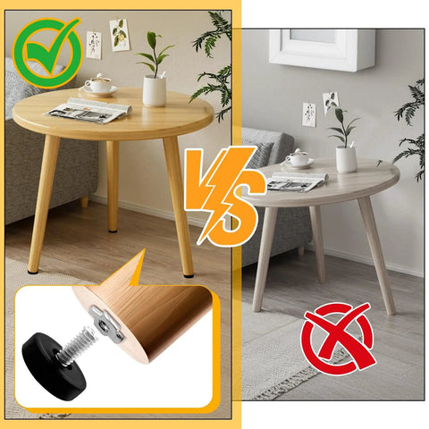 1/4-20 UNC Thread Leveling Feet For Furniture, 12 Pack Adjustable Levelers With T Nuts, Screw In Feet For Tables Chairs Desks And Stools, Galvanized Steel With PP Base, Protect Floors And Reduce Scratches And Noise