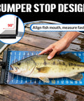 53 Inch Waterproof Folding Fishing Ruler With Bump Board Measuring Board Portable Tape For Boat Life Kayak Trips And Yacht Rigs Blue Great For Measuring Big Catches On The Go