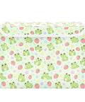 Built Different Foldable Storage Bin With Lid And Handles Collapsible Closet Organizer For Home Bedroom Heavy Duty 300D Oxford Fabric with frog design.
