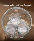 Resiners Resin Bubble Remover Airless Pro; round vacuum chamber with four inner cups, 3.2L capacity