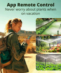 Zigbee Sprinkler Timer With Gateway Required, Smart Irrigation Controller With Alexa And Google Home Voice Control, garden scene