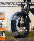 Mountain Electric Bike For Adults With 16 Inch Fat Tire Wider Seat 800W Peak Motor Removable Battery Front Suspension Fork