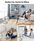 2 In 1 Heater And Fan Combo 1500W Portable Space Heater with Adjustable Thermostat Oscillating Cooling Fan in home and office settings