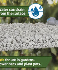 Heavy Duty Garden Glue That Sticks Mulch Stones Pebbles Pine Straw and Gravel in Place, Weatherproof and Non Toxic on gravel
