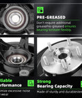 Front Right Steering Knuckle And Wheel Bearing Hub Assembly For CRV 2007 2008 2009 2.4L Direct Fit Replaces 45255STKA00 44600SJKJ00 components image