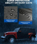 Wrangler Four Door Cab Cover For JK JL Unlimited 2007 To 2026 Waterproof All Weather Rain Windproof Scratch Resistant Auto Cover