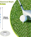 Bulk 1000 Wooden Golf Tees Three And One Quarter Inch Bamboo Tees White Blue Lines Set For Practice And Training Great For Golf Balls And Clubs Perfect Fathers Day Gift And Party Favor