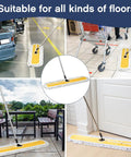 Pro Grade Heavy Duty 2 Pack Industrial Dust Mops With Swivel Heads And Extended Handles for versatile floor cleaning.