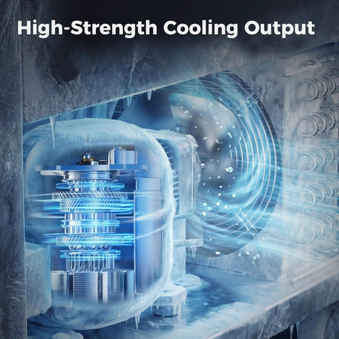 High-strength cooling output of Sixty Inch Wide Commercial Undercounter Refrigerator With Drawer Door Combo Fifteen Point Three Cubic Feet.