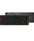 Compact 65 Percent Wireless Gaming Keyboard With Buttery Red Linear Switches And Fresh RGB Lighting Featuring A Sleek Touch Bar