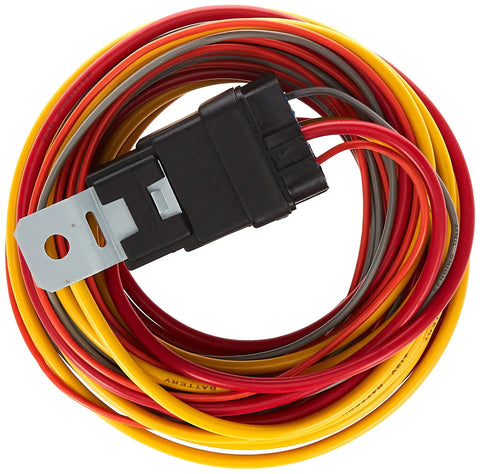Coiled Fan Harness With Relay 40 Amp For Automotive Cooling Fans Universal Fit High Power Electrical Connector Kit