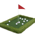 Floating Golf Green Set For Poolside Fun And Outdoor Play With Chipping Mat And Training Accessories 2 In 1 Golf Game