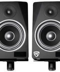 Adjustable Wall Mount Speaker Brackets Pair For Bookshelf Speakers And Studio Monitors 180 Degree Swivel 10 Degree Tilt 40lb Capacity