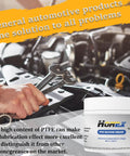 Mechanic holding wrenches next to car engine with All Purpose 50g PTFE Silicone Grease With 20 Percent PTFE Blend packaging.